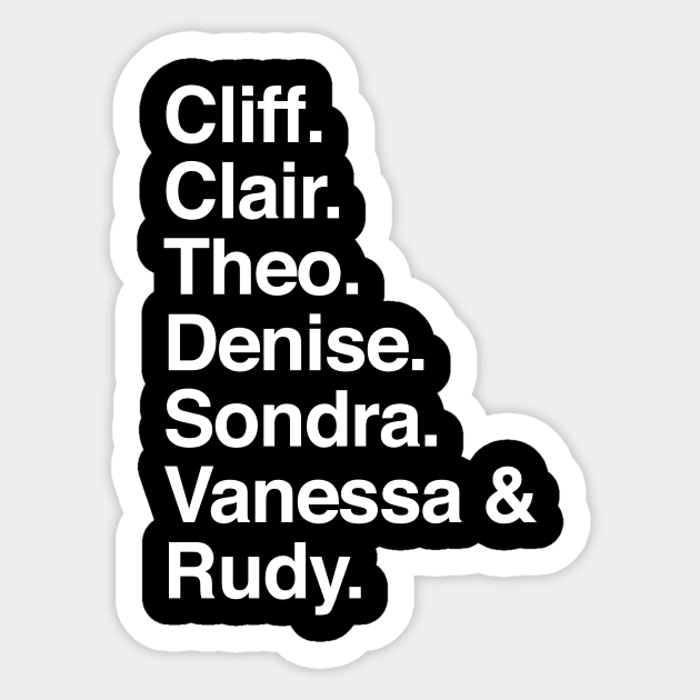 cosby show List Sticker by sunima